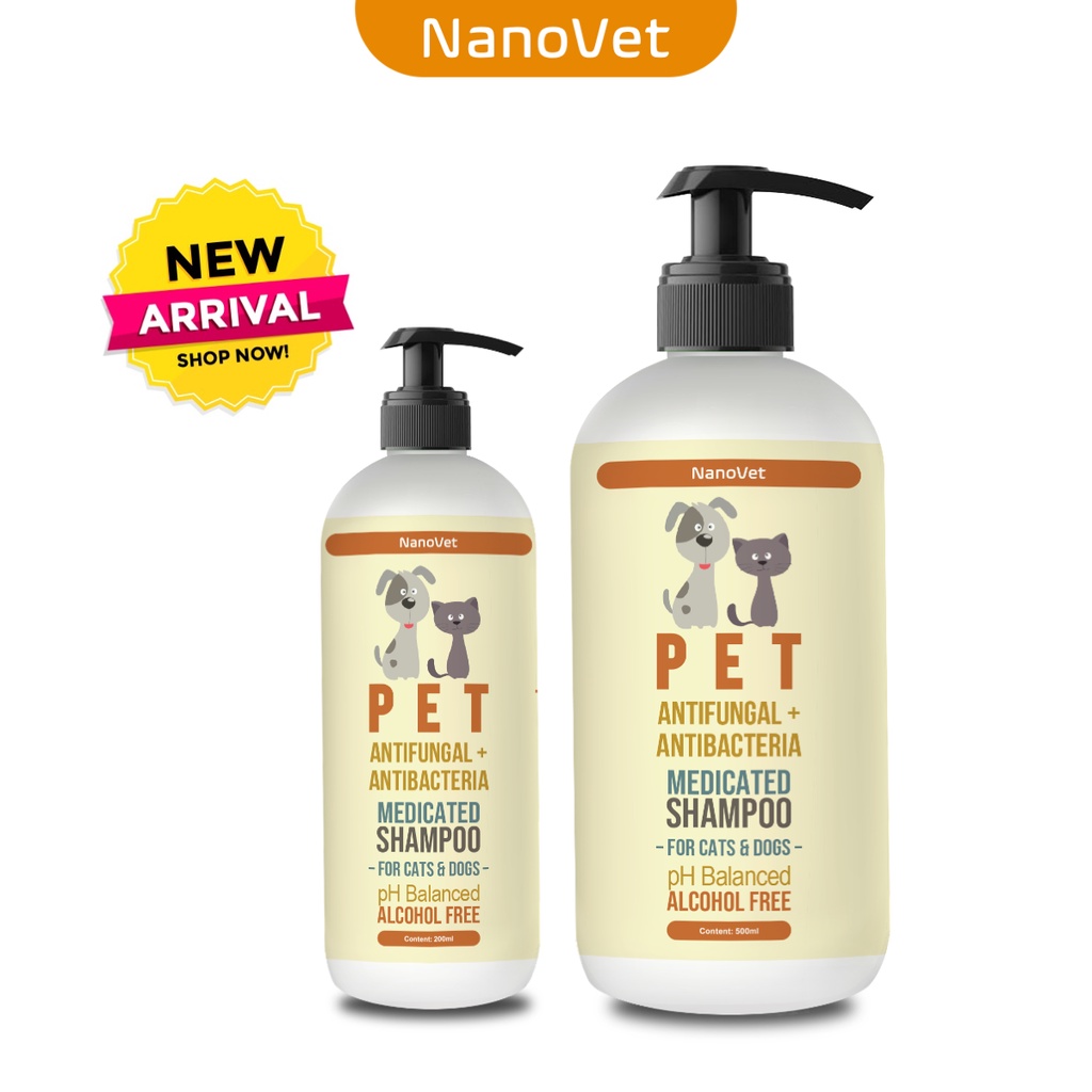 Nanovet Pet Medicated Shampoo for Cat and Dog Shopee Malaysia