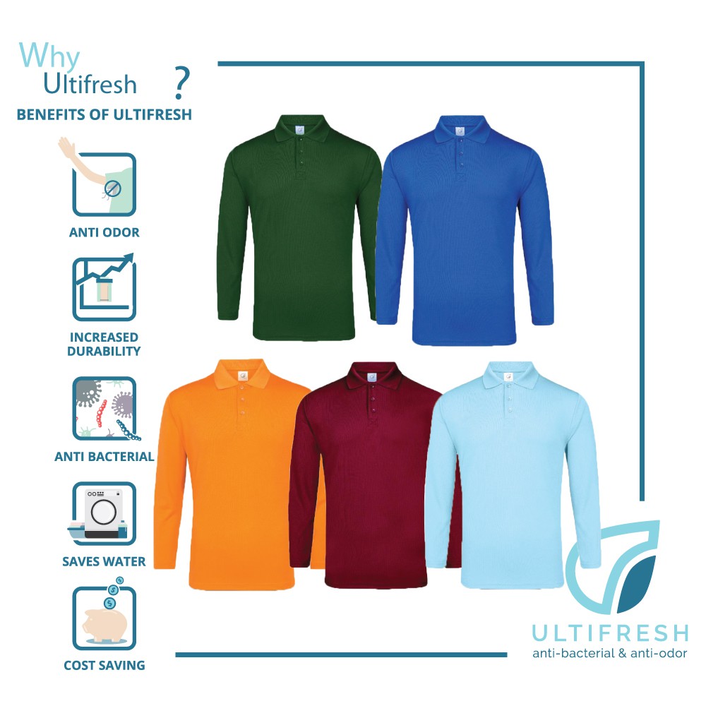 ULTIFRESH Unisex 100% Performance Dri-Fit Polyester ...