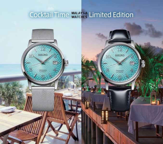 Seiko Presage SRPE49J1 Limited Edition 5,000 PCs Cocktail Made in Japan  Blue Dial Mesh Bracelet + Leather Watch SARY171 | Shopee Malaysia