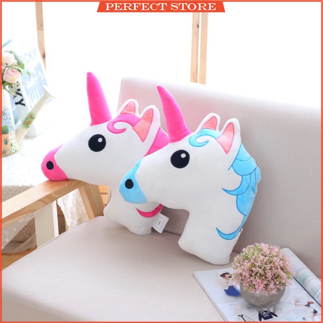 Unicorn Stuffed Animal Plush Cushion Pillow Cute Creative Fluffy