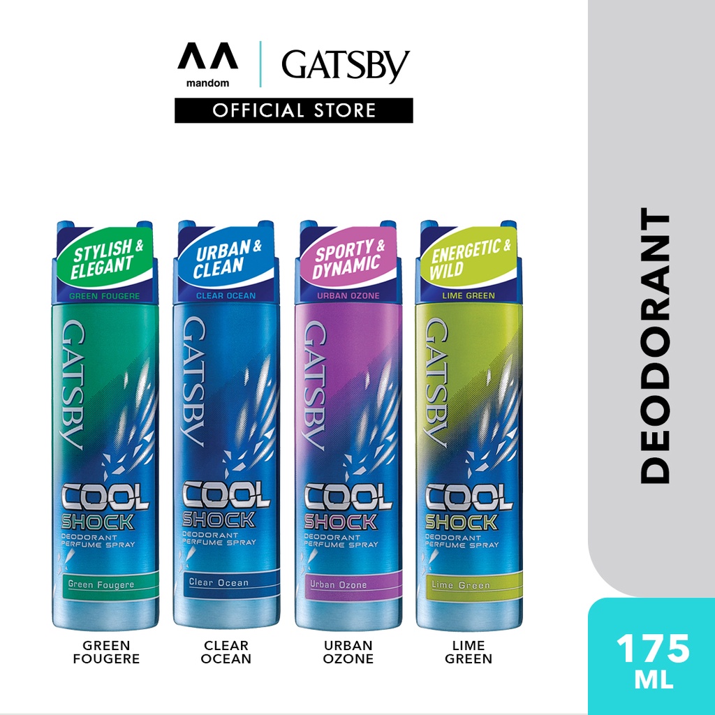 GATSBY Deodorant Perfume Spray 175ml (deodorant men, fragrance men, body perfume)