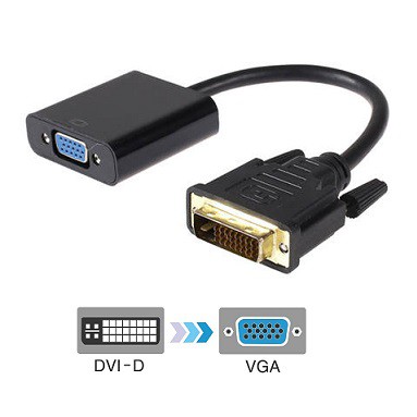 24+1 DVI-D to VGA Converter with Chipset Cable