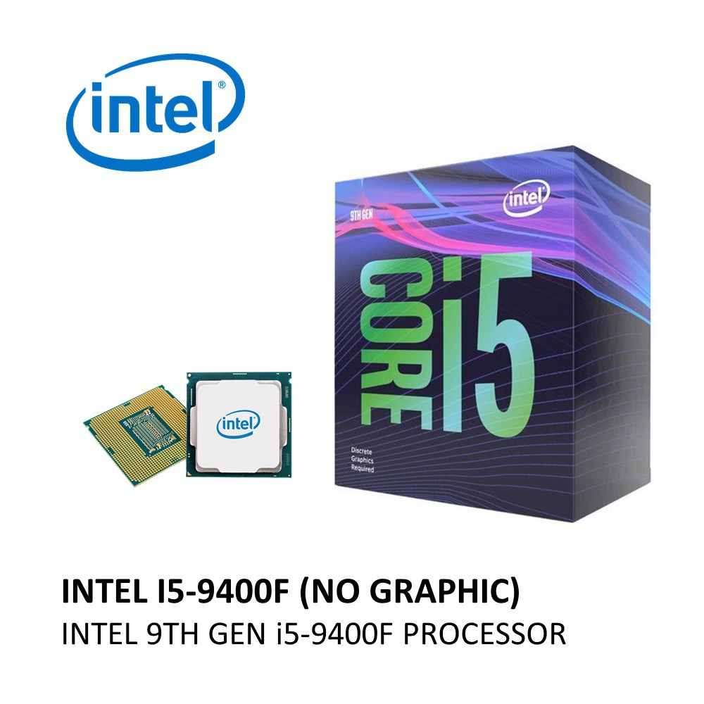 6 Core CPU No Graphics Intel Core I5-9400F Desktop Processor - 6