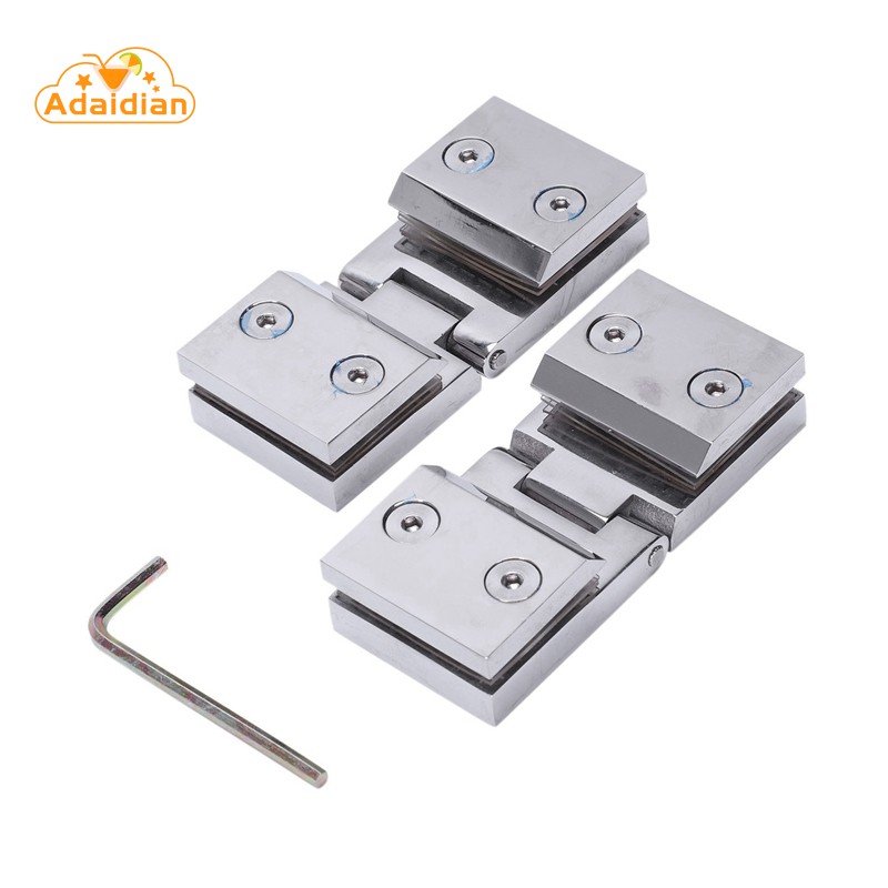 90 Double Sided Clip Glass Clips Cabinet Door Hinges For