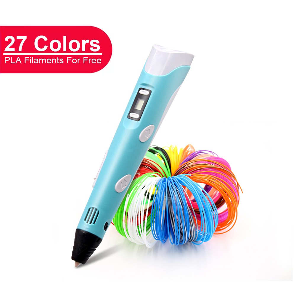 LIHUACHEN RP300A 3D Pen DIY 3D Printing Pen With 27 Colors PLA Filament