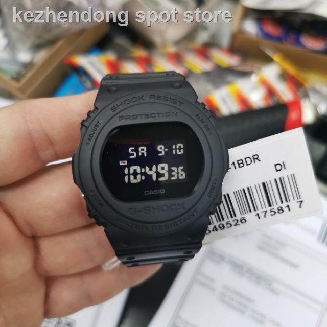 In Stock Original G Shock Dw 5750e 1b Waterproof Resin Watch Band Shopee Malaysia