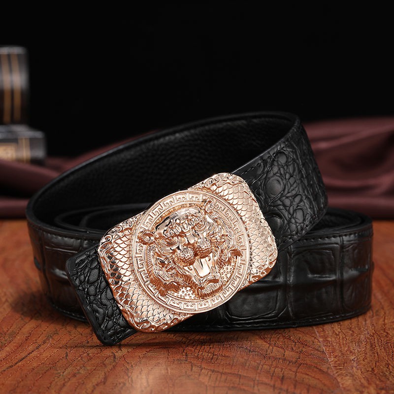 belt men s leather smooth buckle hair stylist new style ...