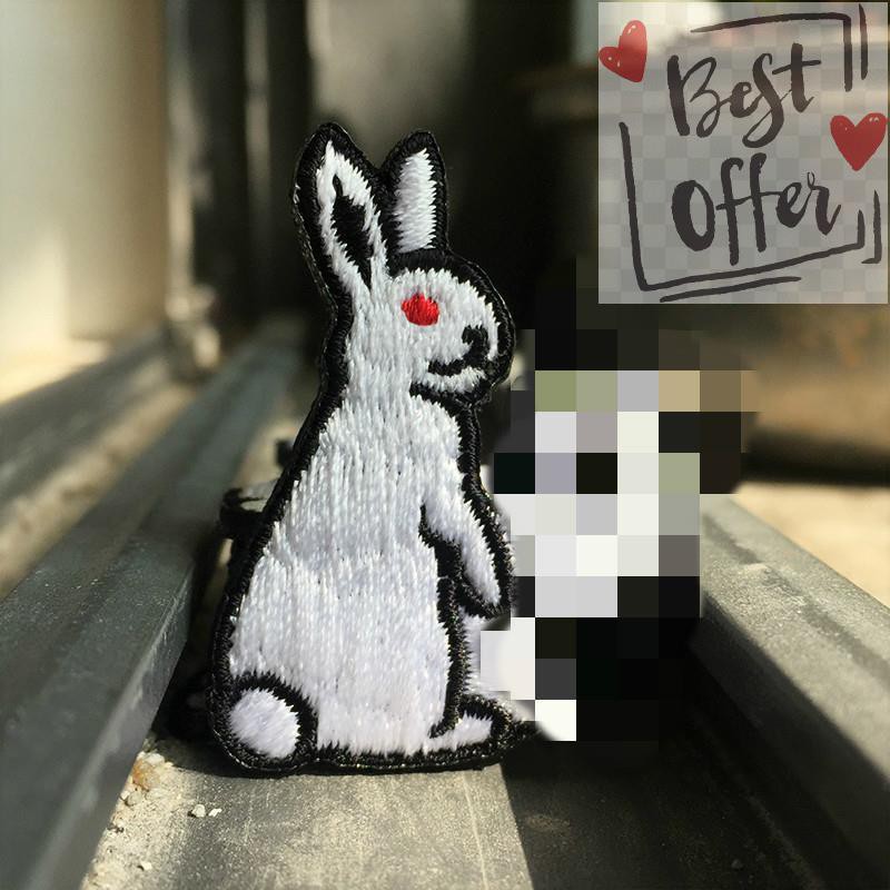 Japanese Street Fashion Brand Fxxking Rabbits Fr2 Rabbit Embroidery Trend Brooch Diy Accessories Patch Sticker 578 Shopee Malaysia