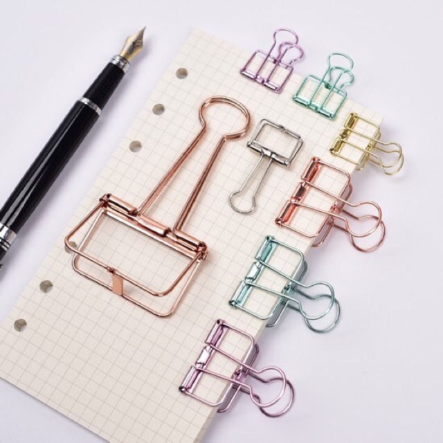 Binder Clips / Hollow Binder Clips (19mm, 32mm & 51mm) | Shopee Malaysia