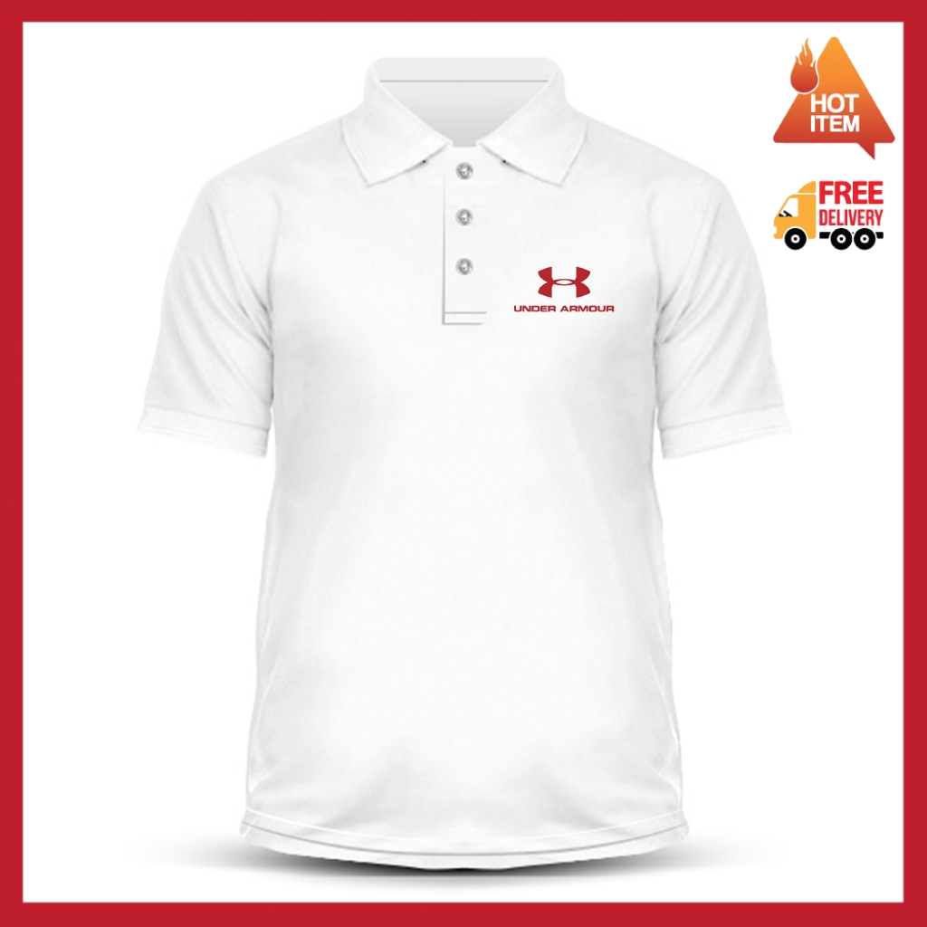 under armour dry fit polo