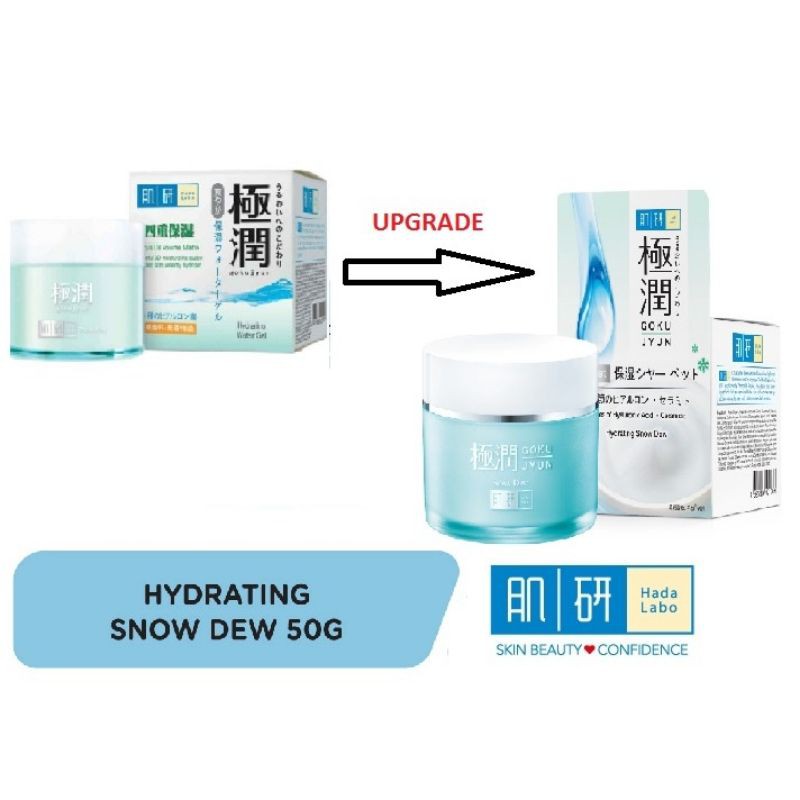 Hada Labo Hydrating Snow Dew 50g to replace Hydrating Water Gel with