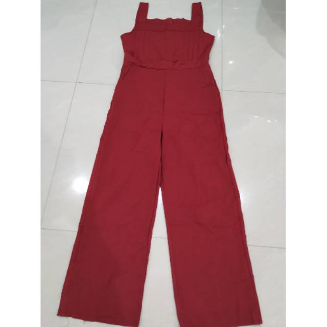 Red jumpsuit