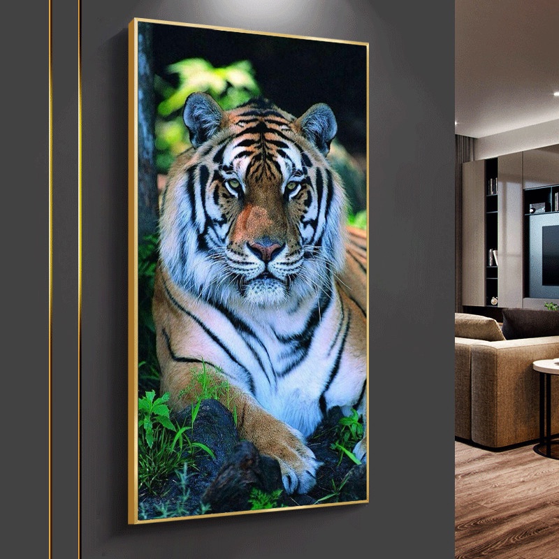 Wallpaper Wildlife Tiger Art Canvas Posters Painting On The Wall Prints Painting African Animal Wall Picture For Living Room Home Decor