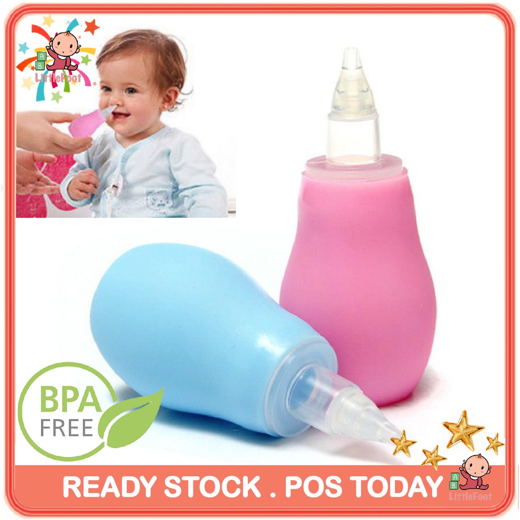 Baby Nose Cleaner Vacuum Mucus Suction Nasal Aspirator Soft Tip T 
