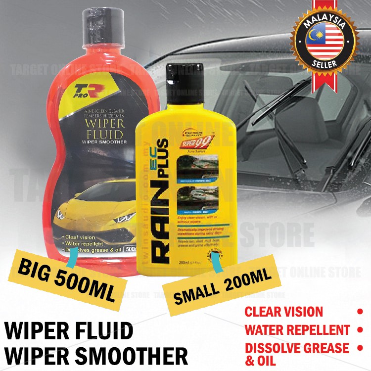 Rain Repellent Windshield Wiper Fluid Clear Vision 500ML/200ML 