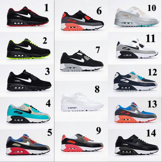 all color air max