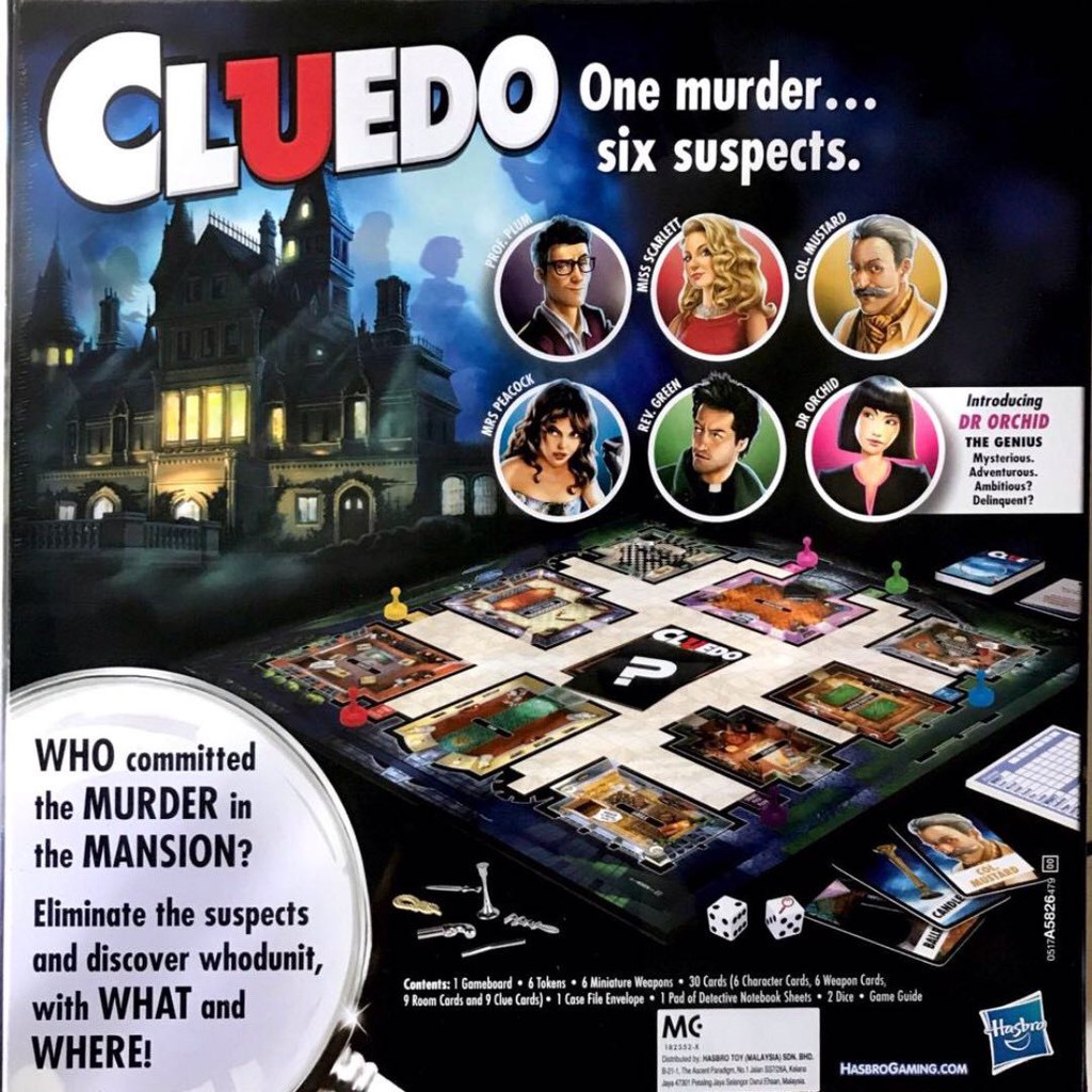 Harry Potter Cluedo Board Game Classic Murder Mystery Family Party Game Gift New