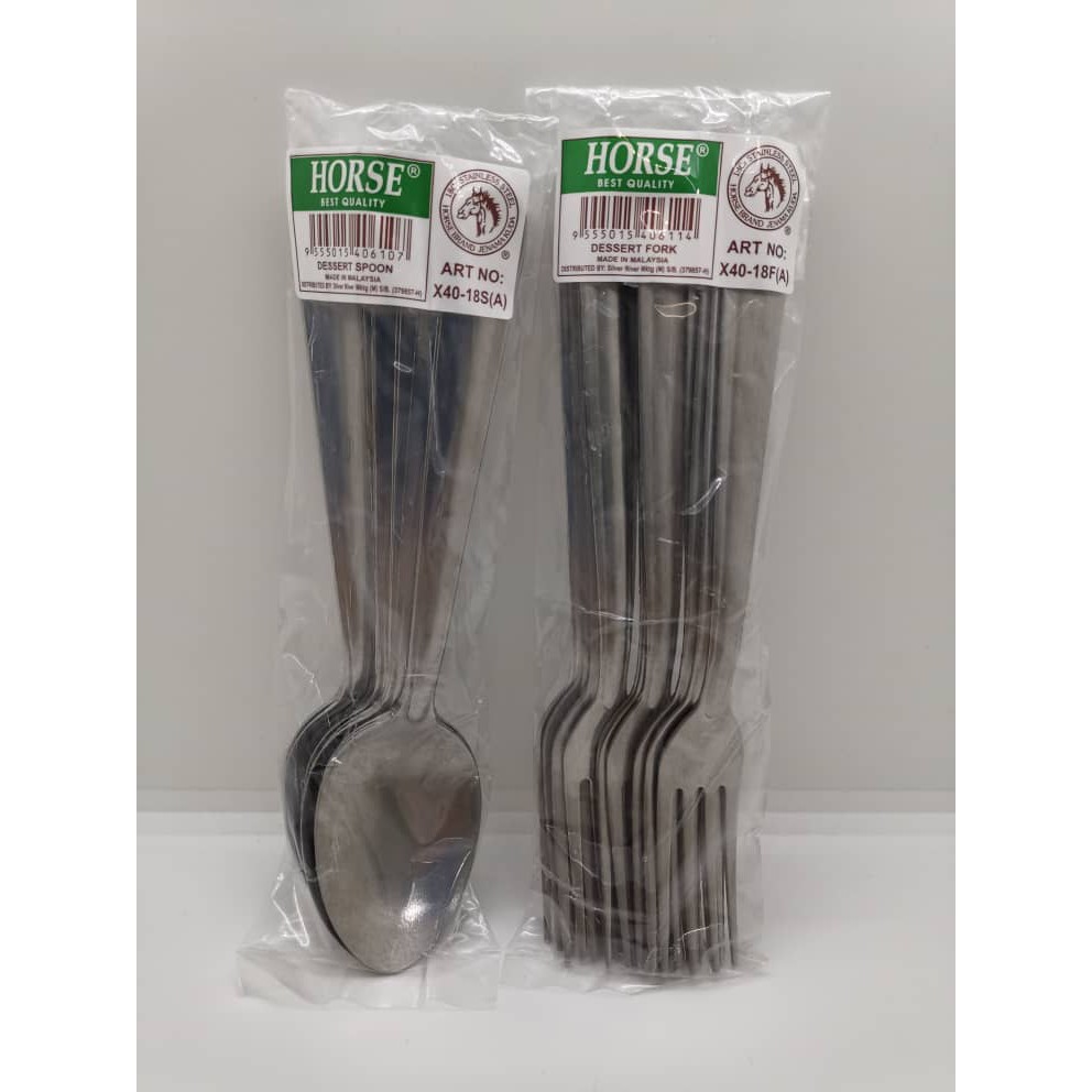 Sudu Atau Garfu 12 Pcs Fork Or Spoon 12 Pcs High Quality Food Grade Tebal Dan Tahan Lama Shopee Malaysia