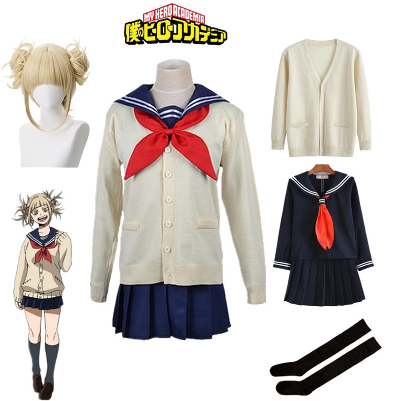 Halloween Toga Himiko Cosplay Costume Wig My Hero Academia Carnival Comic Con