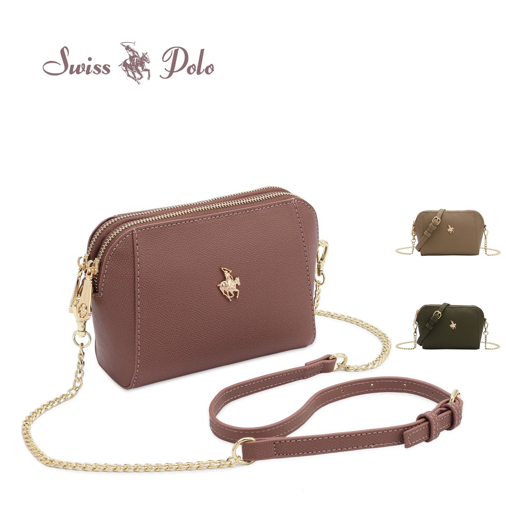 SWISS POLO Ladies Chain Sling Bag HDB 8006 Multi Color Shopee Malaysia