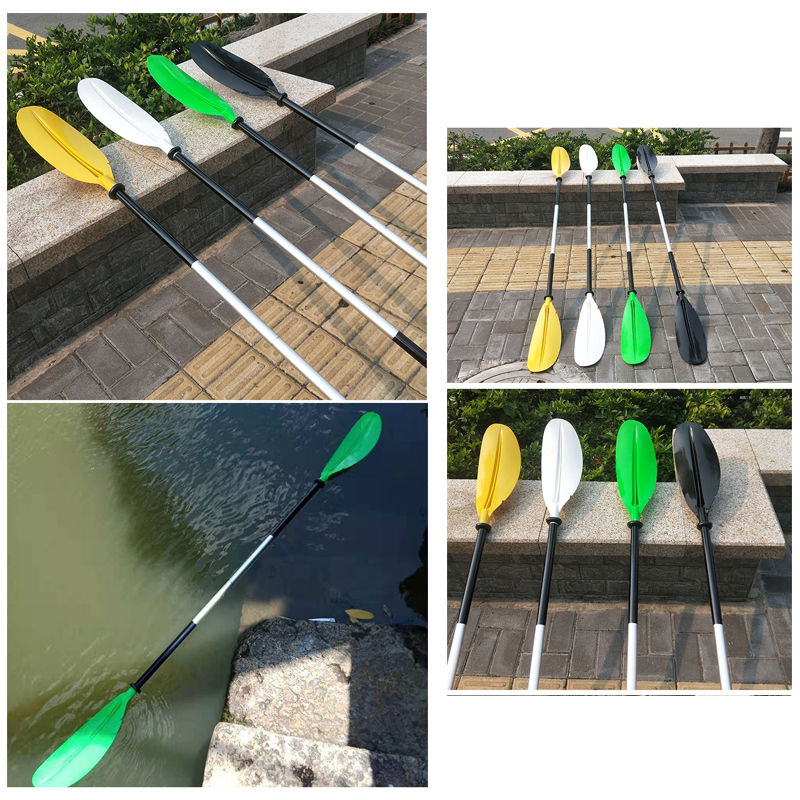 【Durable】Kayak Canoe Paddle Heavy Duty Boat Fitting Oar Tube Aluminium Alloy Board Raft Double-headed Hand Rowing Alumin