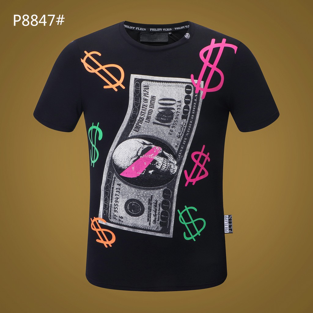 philipp plein black money t shirt