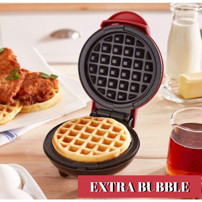 [Local Seller] EXTRA GIFT Electric Waffles Maker Bubble Egg Cake Oven Breakfast Waffle 
