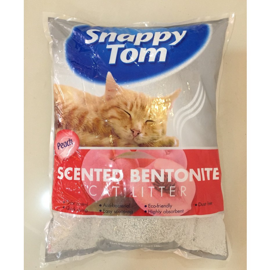 Snappy Tom Cat Litter-Scented Bentonite-Peach | Shopee Malaysia