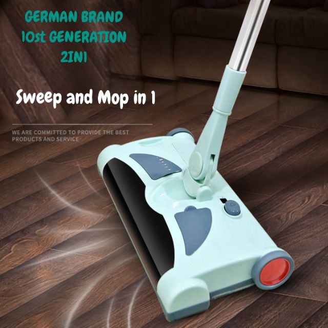 German Technology Sweep and Mop Machine 2in1 Cordless Super Charge