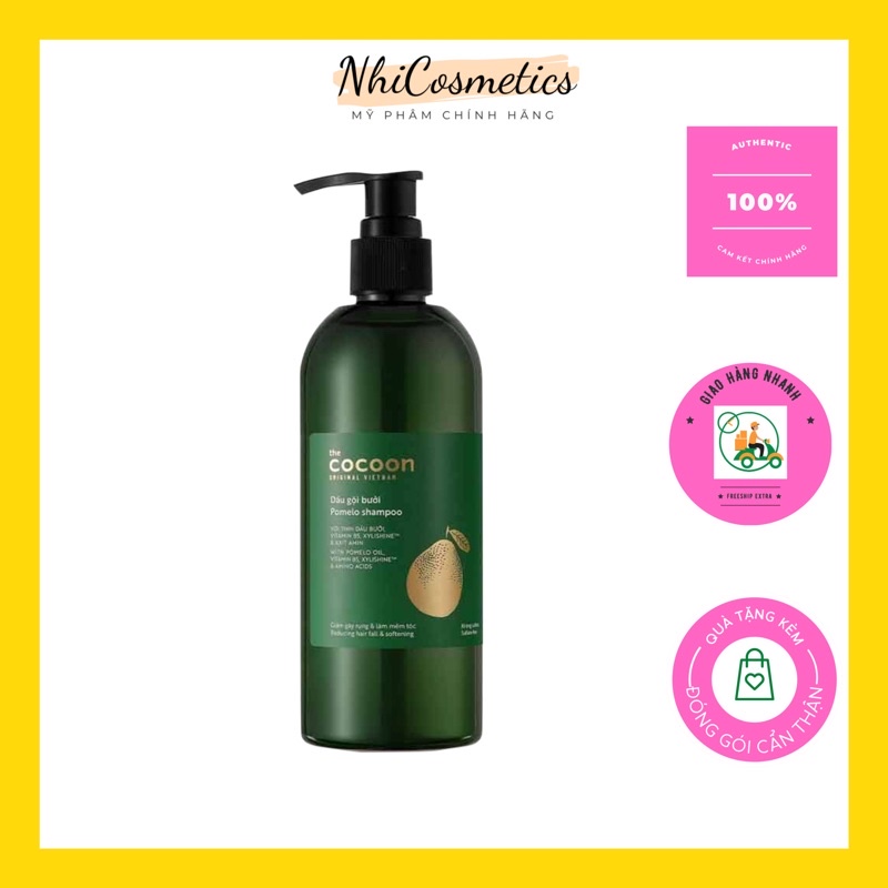 (NEW Hot) POMELO SHAMPOO COCOON Grapefruit SHAMPOO 310ML Reduce Hair