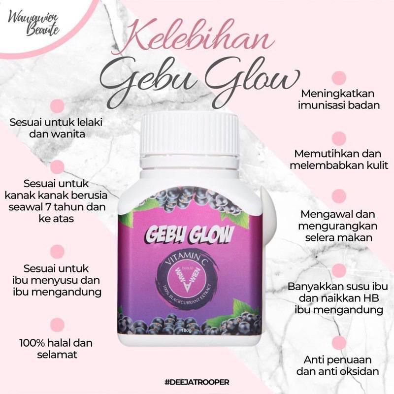 Zeeka Original Hq Gebu Glow Vitamin C By Wawawien Beaute Shopee Malaysia