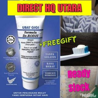 Elak Nafas Berbau dengan Ubat Gigi Gamat Formula by Dr 