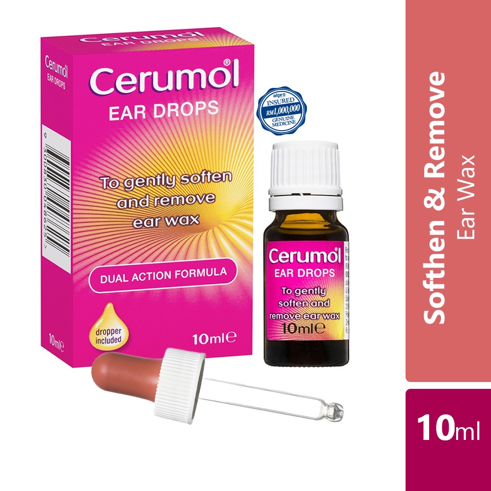 Cerumol Ear Drops Ear Wax Removal External Use (10ml) Shopee Malaysia
