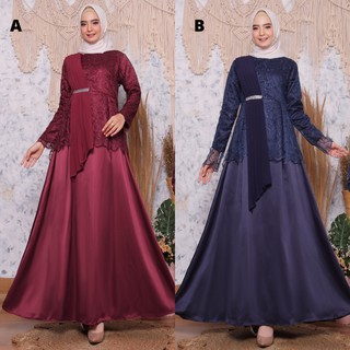 Buy Kebaya Gamis Duyung Tulle Mix Satin Seetracker Malaysia