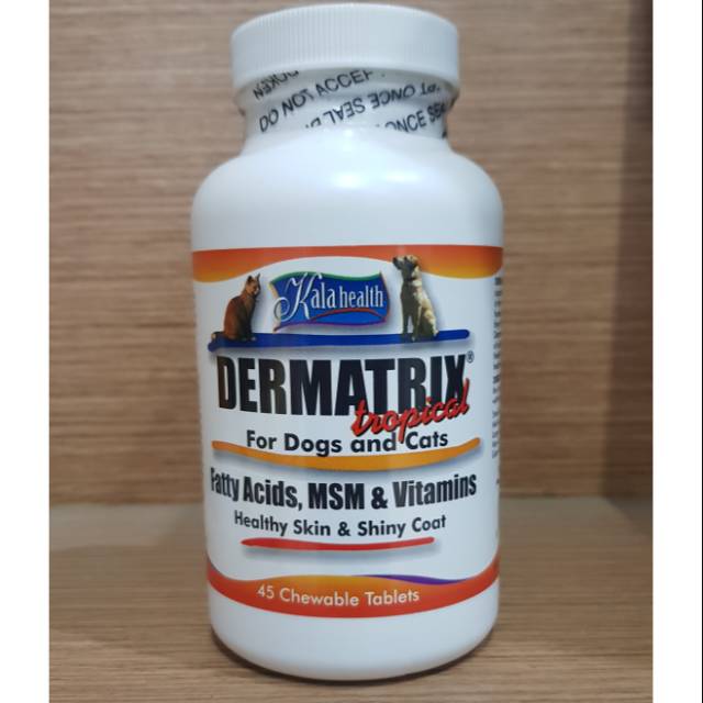 Dermatrix Chewable Tablets Fur Vitamins For Retail Dogs And Cats Shopee Malaysia