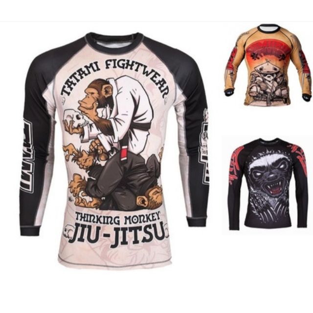 MMA UFC Shirt Tight Compression Body Cutting Shopee Malaysia