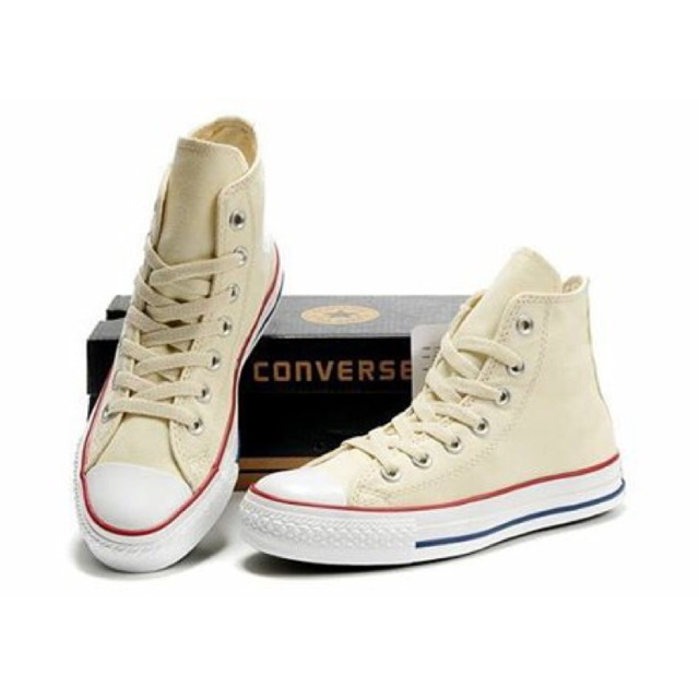 CONVERSE CHUCK TAYLOR HIGH CUT CREAM | Shopee Malaysia