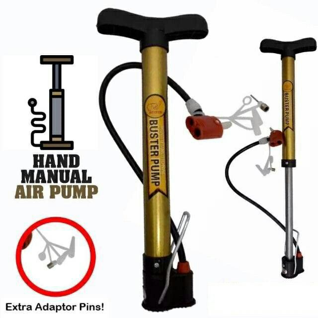 READY STOCK Buster Multifunctional Pump Hand Air Pump With Adaptors