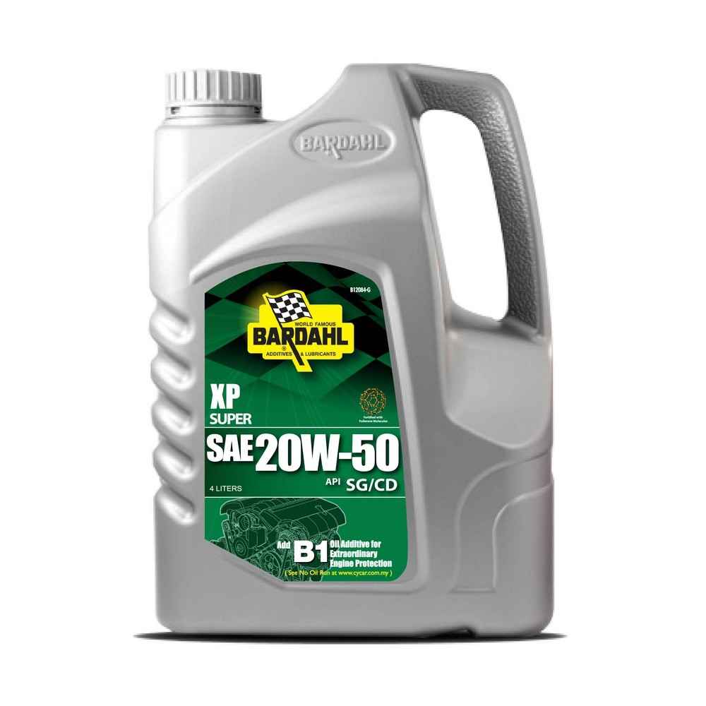BARDAHL SUPER XP MINERALBASED ENGINE OIL SAE 20W50 (API SG/CD) 4