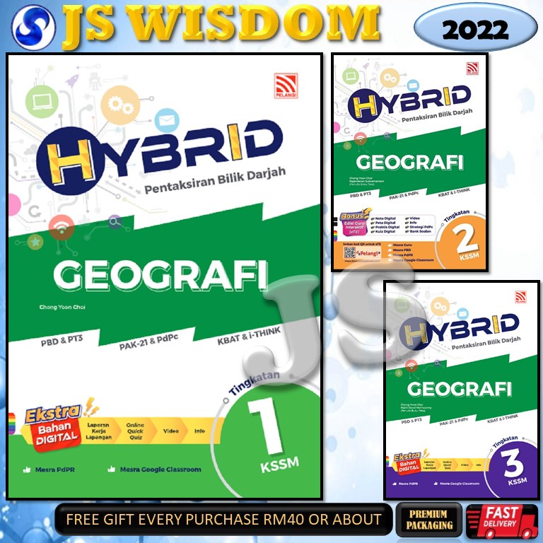 2022 Hybrid Pbd Geografi Tingkatan 1 2 3 Kssm Pelangi Buku Latihan Modul Pt3 Shopee Malaysia