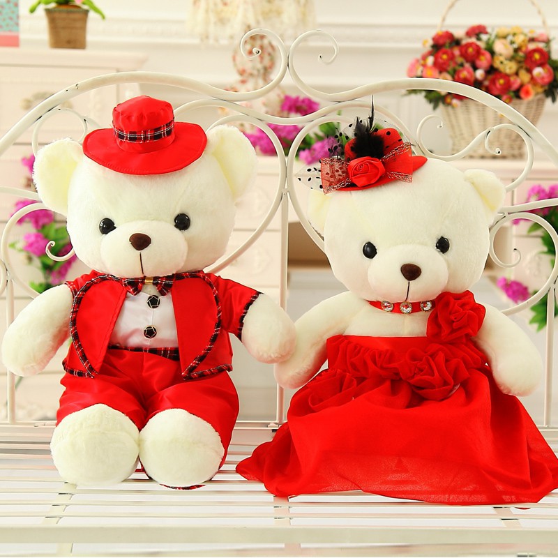 cute couple teddy bear