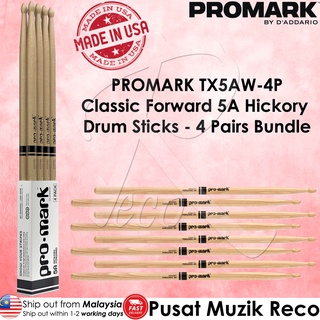 TX7AW-4P Promark Hickory Classic 7A 4-Pack 