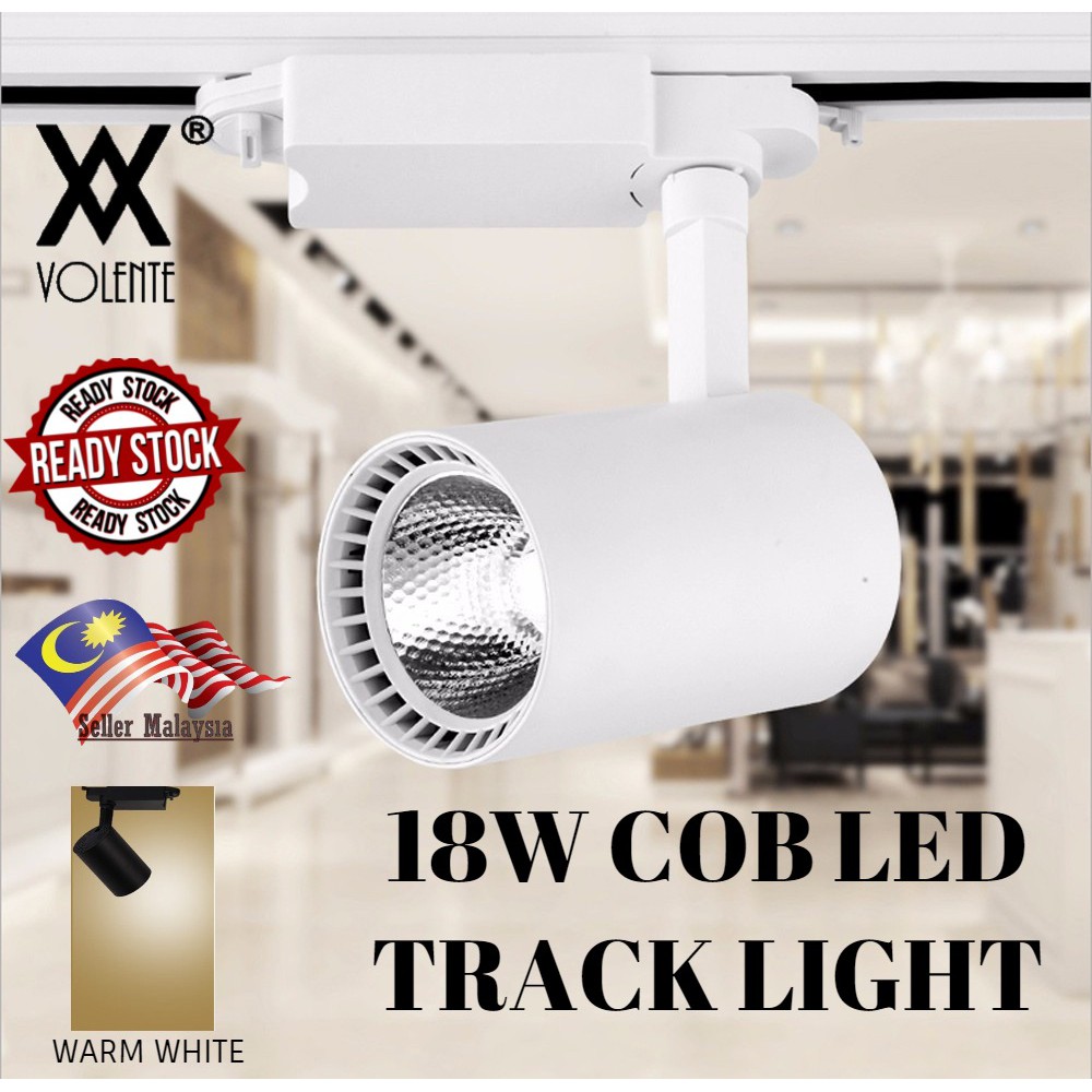 Cob Led Track Light Led Track Light COB Track Lights Rail Lighting 18W