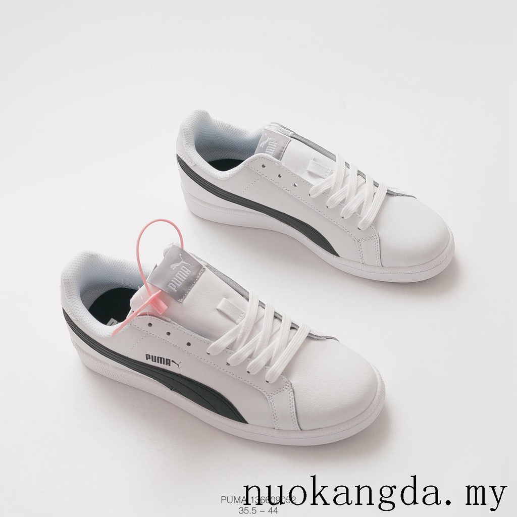 puma smash platform leather