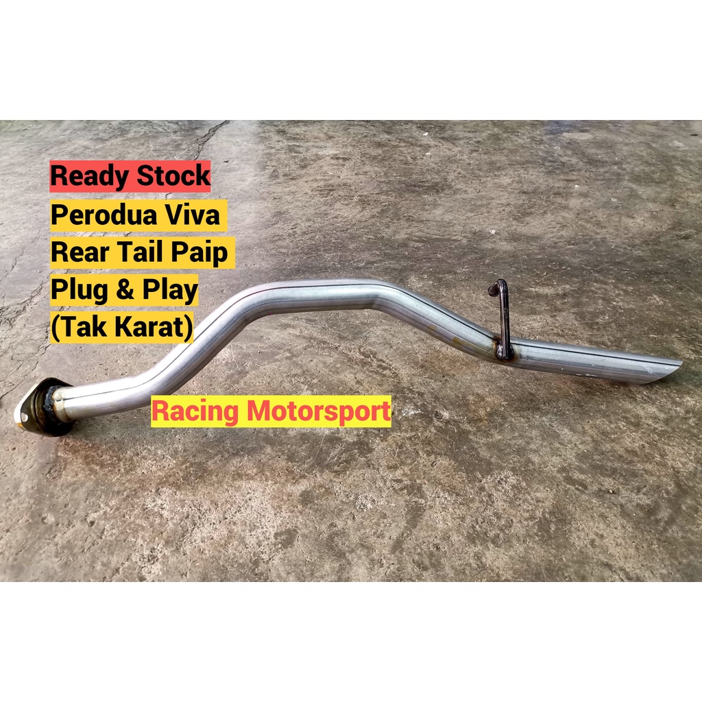 Exhaust Viva Rear Tail Pipe Plug and Play/Ekzos Viva Exzos Paip ...