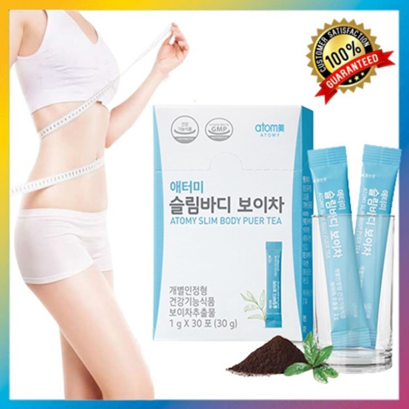 Ready Stock Atomy Slim Body Puer Tea Halal Slimming Detox