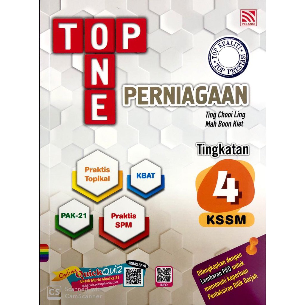 Mh Buku Latihan Top One Kssm Tingkatan 4 5 Perniagaan Pelangi Perniagaan Tg 4 New Pgmall