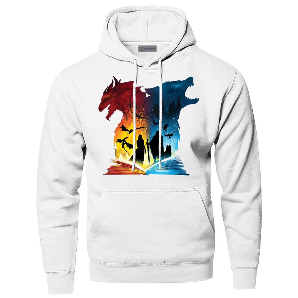 wolf hoodie mens