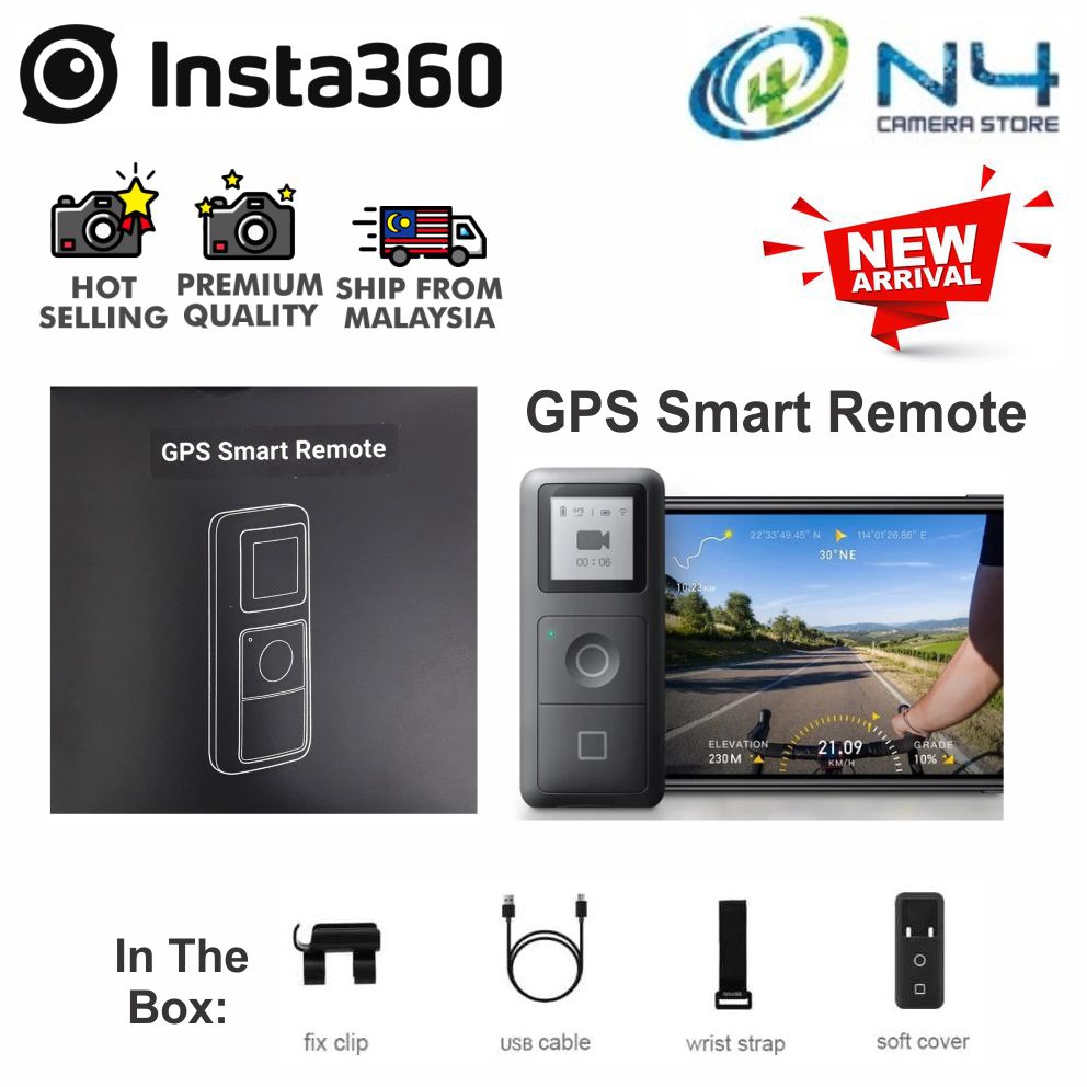 Insta360 GPS Smart Remote for Insta360 One X / One X2 / One R Shopee