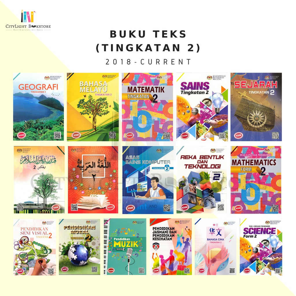 [CITYLIGHT] TextBook Buku Teks Tingkatan 2 KSSM  Shopee Malaysia